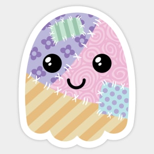 Patchwork ghost Sticker